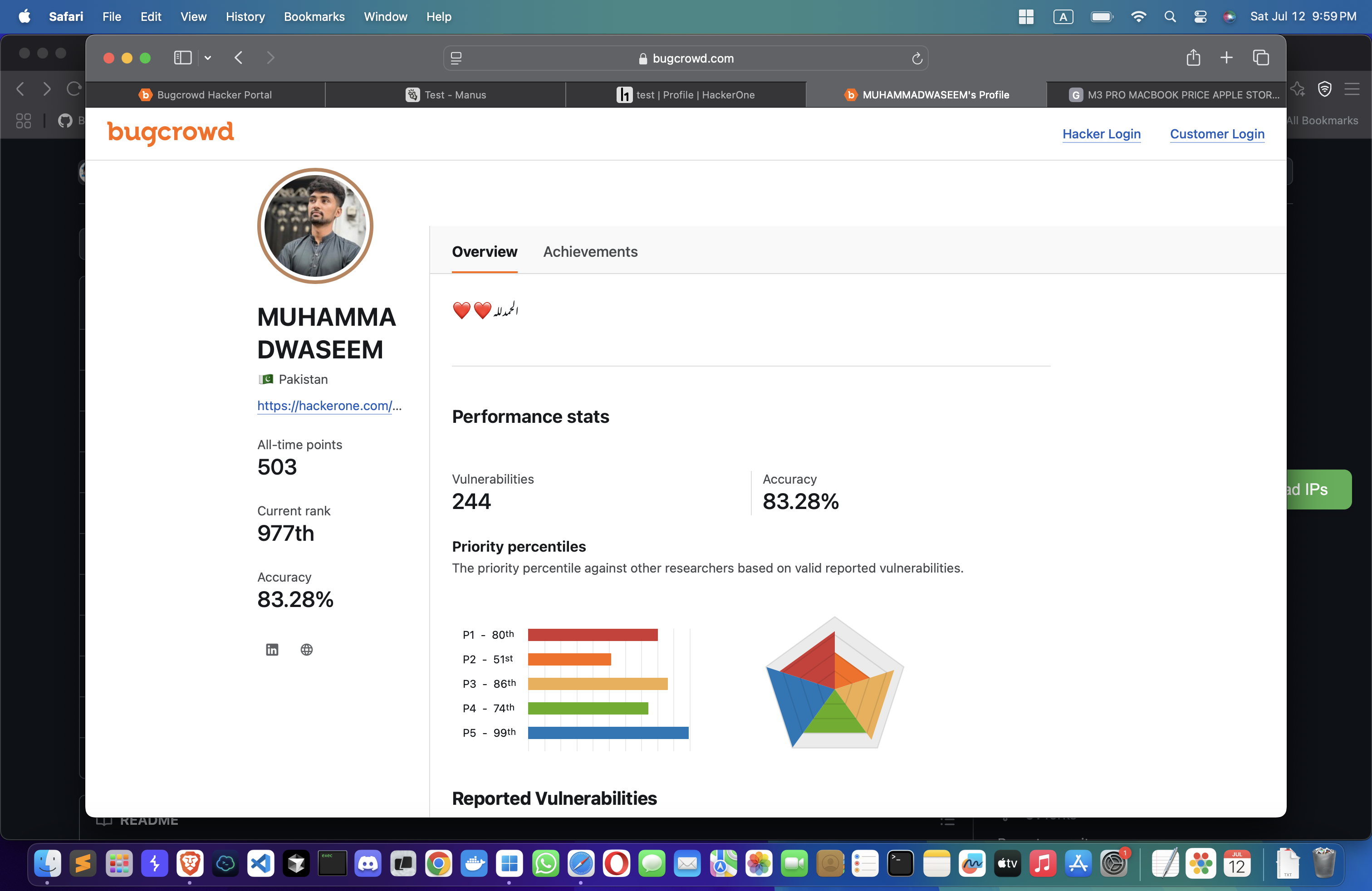 Top 1000 Hackers Badge